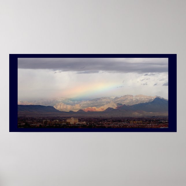 Red Rock Rainbow Poster (Vorne)