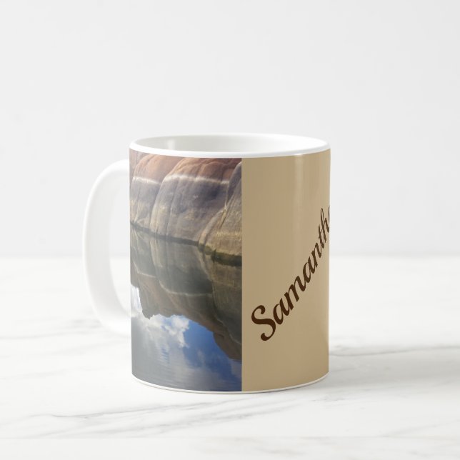 Red Rock Reflection Foto Prescott Arizona Kaffeetasse (Vorderseite Links)