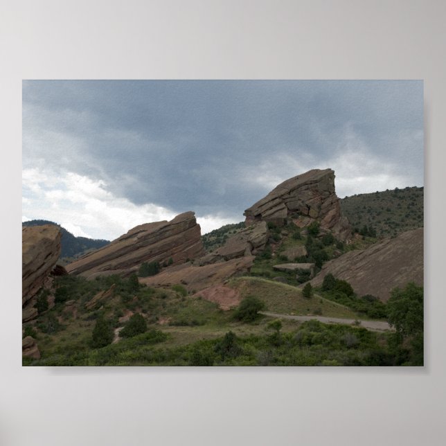 Red Rocks Park Colorado Poster (Vorne)