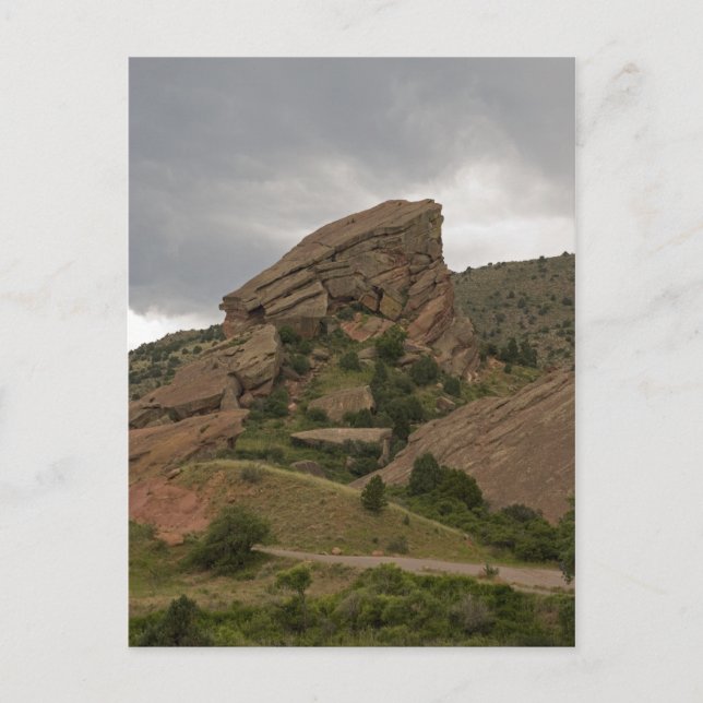 Red Rocks Park Colorado Postkarte (Vorderseite)