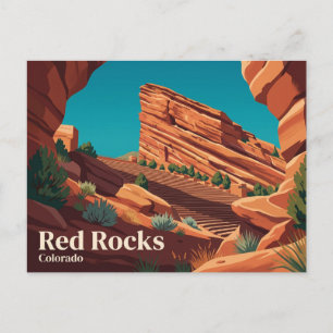 Red Rocks Park und Amphitheater USA Postkarte