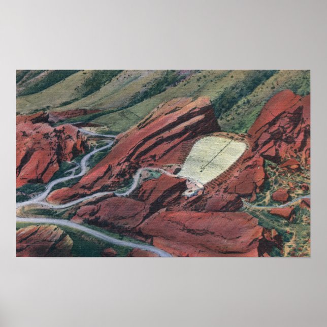 Red Rocks Theater, Park der Roten Felsen Poster (Vorne)