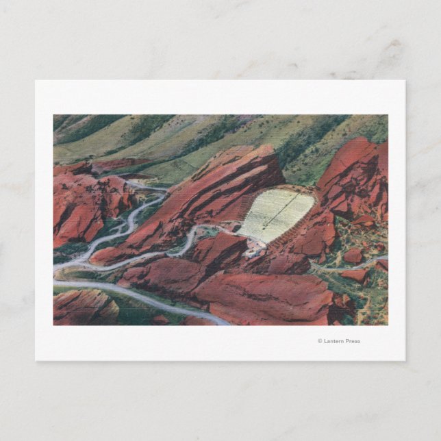 Red Rocks Theater, Park der Roten Felsen Postkarte (Vorderseite)