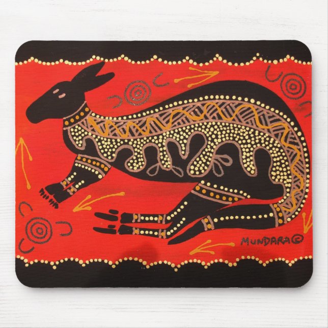 RED ROO MOUSEPAD (Vorne)