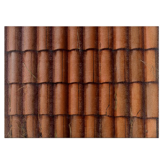 Red Roof Tiles Schneidebrett (Vorderseite)