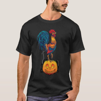 Red Rooster Shirt Cocky Vintag Rooster Halloween