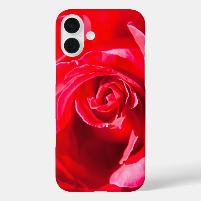Red Rose Case-Mate iPhone Hülle (Rückseite)