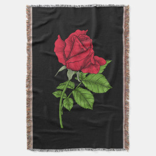 Red Rose Decke