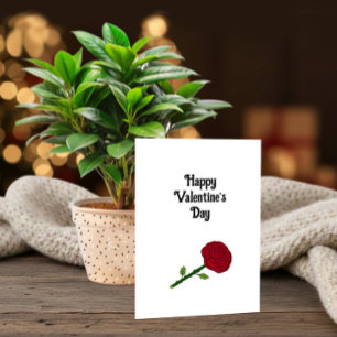 Red Rose Feiertagskarte