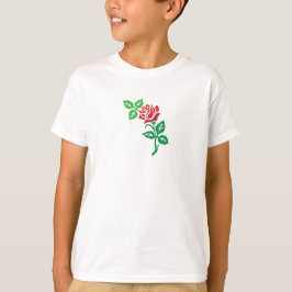 Red Rose Flower Design – Classic Floral Beauty T-Shirt