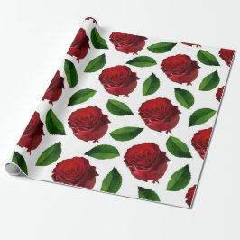 Red Rose Geschenkpapier