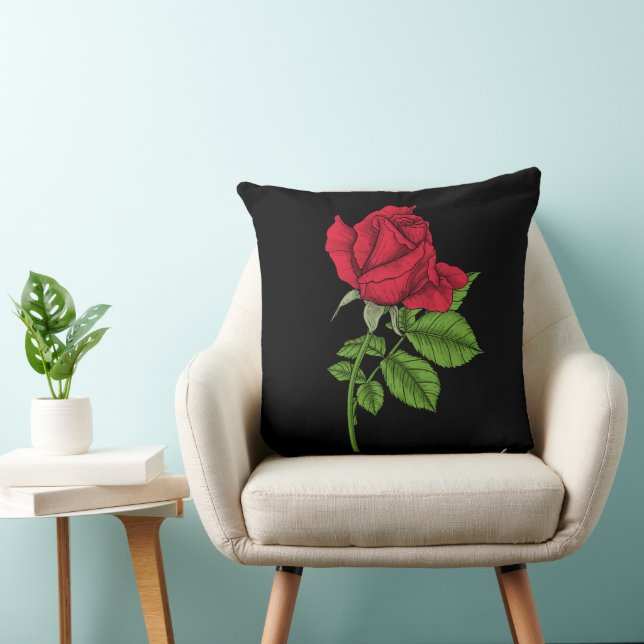 Red Rose Kissen (Stuhl )