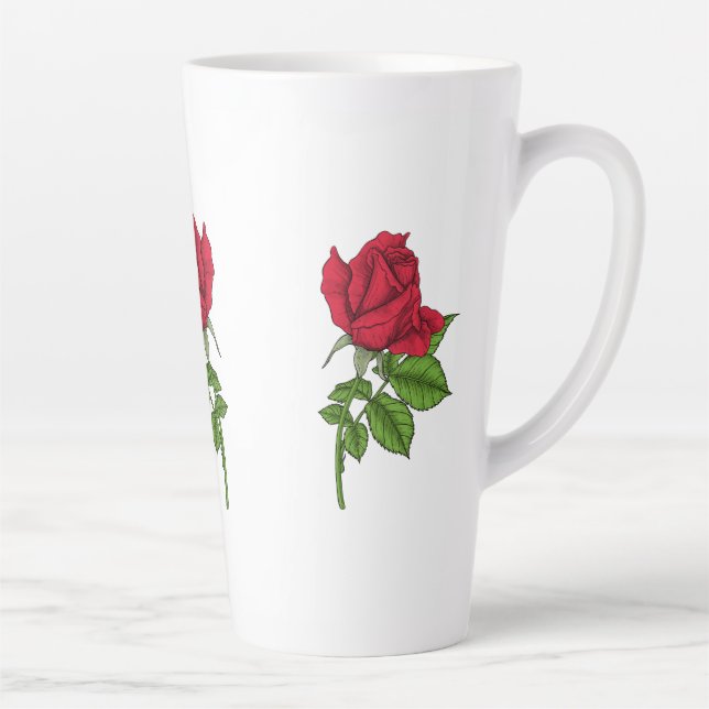Red Rose Milchtasse (Rechts)