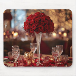 Red Rose Romantic Valentine Office Desk Mouse Pad Mousepad