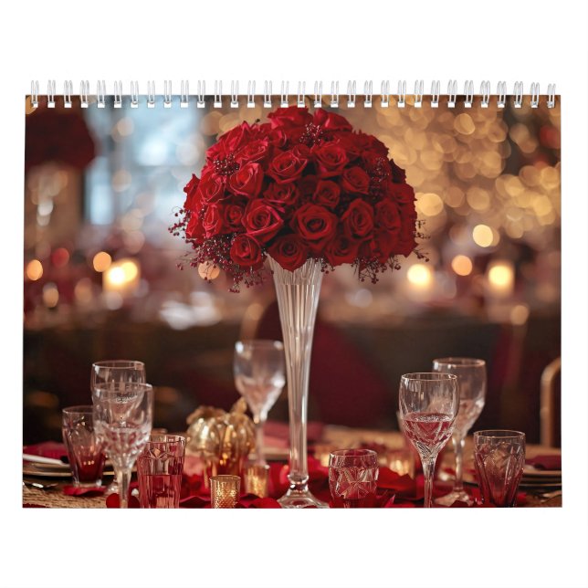 Red Rose Valentine Romantic Wall Desk   Kalender (Titelbild)