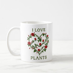 Red Roses Floral Design – Romantic Botanical Flowe Kaffeetasse