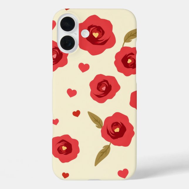 Red Roses iPhone Case (Rückseite)