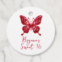 Red Ruby Crystal Butterfly Juli Birthstone
