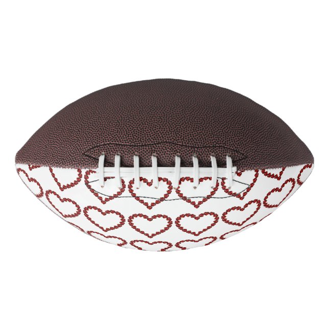 Red Ruby Gemstone Herz Football (Vorderseite)