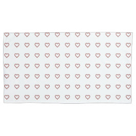 Red Ruby Gemstone Herz Kissenbezug