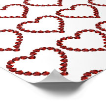 Red Ruby Gemstone Herz