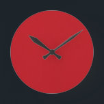 Red Runde Wanduhr<br><div class="desc">Red</div>