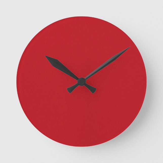 Red Runde Wanduhr (Vorderseite)
