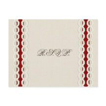Red Rustic Burlap und Spitzen Country Hochzeit
