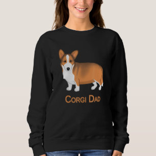 Red Sable Cardigan Welsh Corgi Vater Dog Sweatshirt