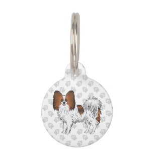 Red Sable Papillon Niedlich und glücklicher Spielz Haustiermarke