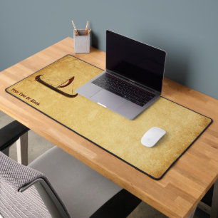 Red Sail Viking Ship Schreibtischunterlage