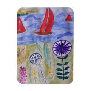 Red Sails & Blume Flexible Magnet