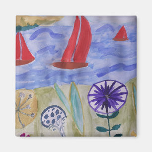 Red Sails & Blume Magnet