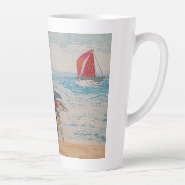 Red Sails Latte Tasse (Rechts)