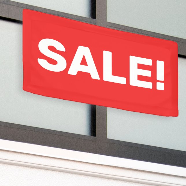 Red SALE! Banner (Äußeres Gebäude)