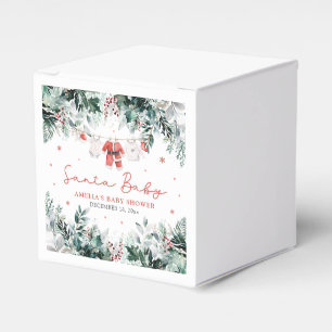 Red Santa Baby Christmas Baby Kleidung Baby Dusche Geschenkschachtel