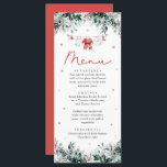 Red Santa Baby Christmas Baby Kleidung Baby Dusche Menükarte<br><div class="desc">Das Red Santa Baby Christmas Baby Kleid Baby Shower Menu ist eine festliche und elegante Ergänzung zu Ihrer Babydusche. Dieses Menü mit einem fröhlichen roten Design und einer bezaubernden Kleidung des Weihnachtsmanns präsentiert Ihnen Ihre Speisen und Getränke und ergänzt die Dekoration Ihres Events. Ideal, um eine gepflegte und zusammenhängende Touch...</div>