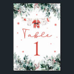 Red Santa Baby Christmas Baby Kleidung Baby Dusche Tischnummer<br><div class="desc">Die Tischnummer Red Santa Baby Christmas Baby Clothes Baby Shower ist eine charmante und praktische Ergänzung zu Ihrer Babydusche. Diese Tischnummern mit festlichem roten Design und bezaubernden Kleider des Weihnachtsmanns helfen den Gästen, bequem ihre Sitzplätze zu finden, während sie der Einrichtung eine Touch saisonalen Beifall verleihen. Ideal, um ein zusammenhängendes...</div>