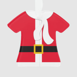 Red Santa Claus Coat Personalisiert Weihnachten Ornament