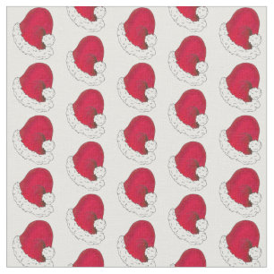 Red Santa Claus Hats Father Christmas St. Nick Stoff