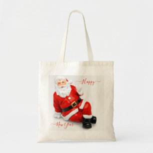 Red Santa Claus Tote Bag Tragetasche
