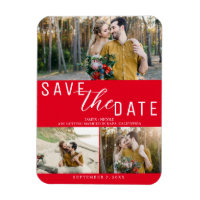 Red Save the Date Wedding 3 Fotos
