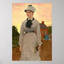 Red School House - Winslow Homer Fine Art Poster