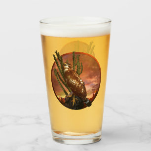 Red Schulter Hawk LAST DESERT LIGHTS Glas