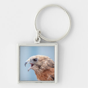 Red Schulter Hawk Schlüsselanhänger