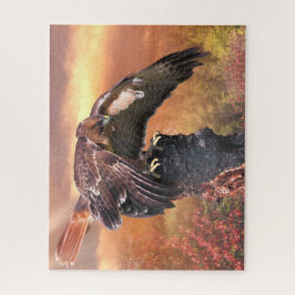 RED SCHWANZ HAWK TOUCHDOWN PUZZLE