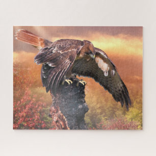 RED SCHWANZ HAWK TOUCHDOWN PUZZLE