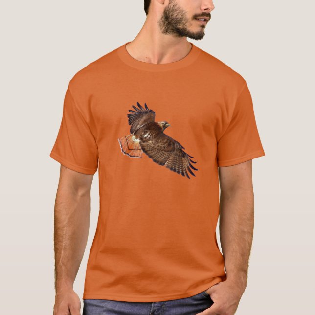 Red-Schwanz Hawk Wildlife Shirt (Vorderseite)