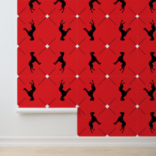 Red Schwarz-weiß Great Dane Wallpaper Tapete