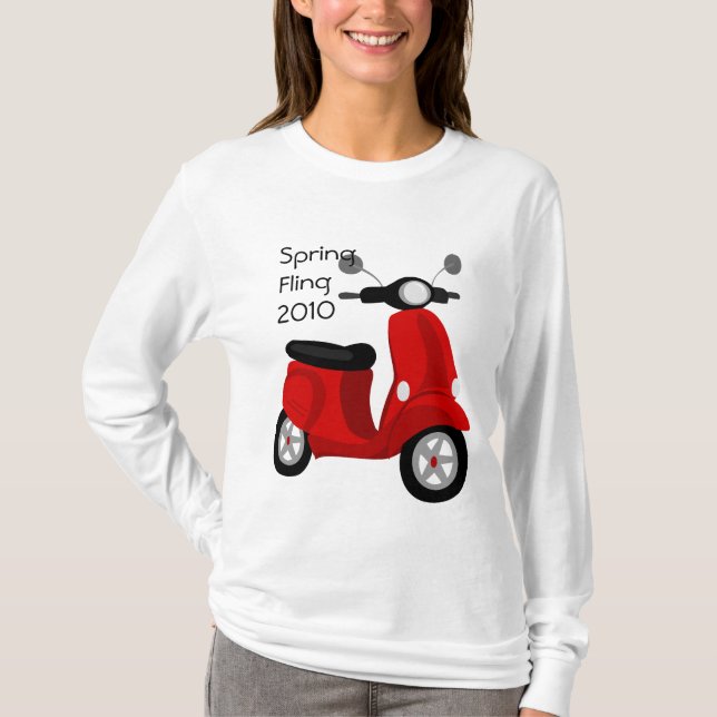 Red Scooter T-Shirt (Vorderseite)